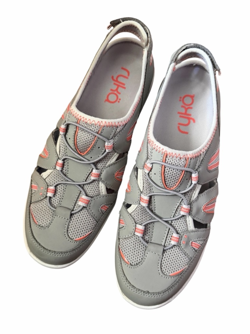*new* Ryka Women's Gray and Peach Casual Sport Shoes
